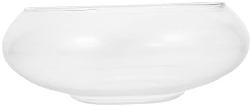 SHINEOFI Pot de Plante Verre Transparent pour Plantes Petit Contenant Hydroponique Décoratif pour Bureau Maison Balcon Vase Clair pour Lotus et Plantes Vertes