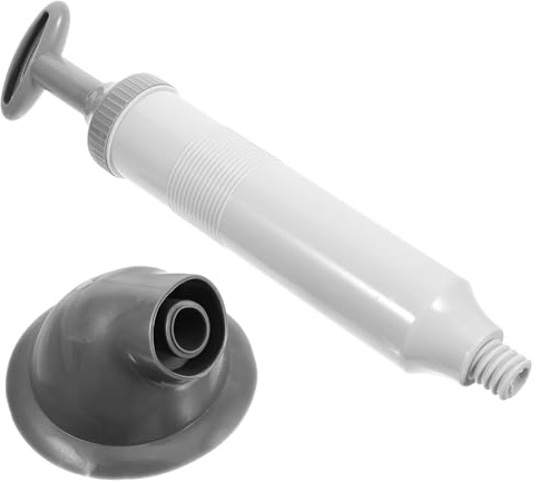GARVALON Stantuffo per WC Vuoto Alta Pressione Pulitore Multifunzionale per Scarichi Bagno Impugnatura Lunga Ergonomica Compatibile con Diversi Diametri di Tubature per Casa Ufficio e