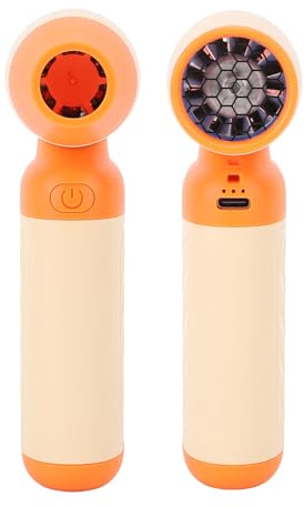 Generic Souffleur d'air électrique sans Fil à Jet Haute Vitesse pour Le Nettoyage de la Poussière électronique [Mouvement Pratique] [Nettoyage Polyvalent] (Orange)