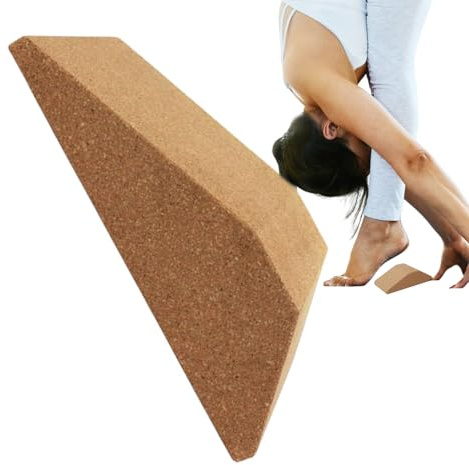Yoga Bausteine | Yoga-Block Fitness aus Holz zum Dehnen, Ziegel für tragbare Pilates – für Frauen Männer Innen Büro Fitnessstudio Zuhause Meditation Tanz Training