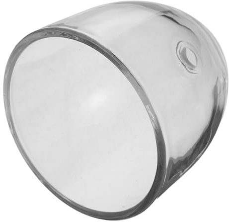 STOBAZA Paralume Apertura 3/8 Pollice in Vetro a Campana Trasparente Mini Design per Creare Atmosfera Romantica in Casa per Lampade a Sospensione e Applique