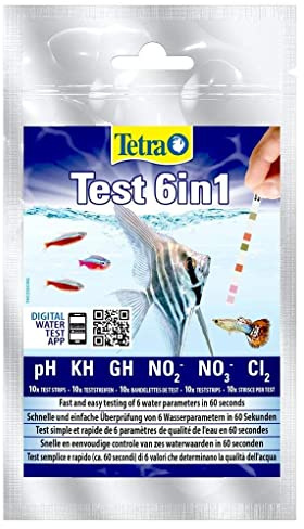 Tetra 6 in 1 Test Strip Water Test Kit (10 Strips)