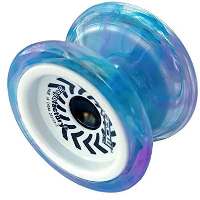 YoyoFactory Arrow Elite Beginner Yoyo Toy - Comes with Extra String & Pre Tied Finger Loop - Includes Bearings for Beginners to High Performance - Boys or Girls Ages 8+ Galaxy.