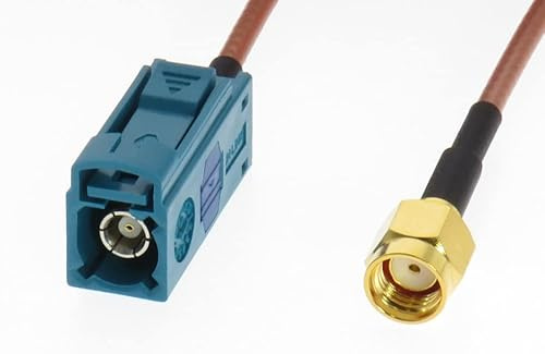 Antennenadapter - Fakra (Buchse) - RP-SMA (Stecker) - Reverse Polarity