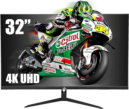 YEYIAN Ecran Plat Gaming Esports 32” 4K UHD HDR IPS | 16:9 | 3840x2160 | 60 Hz | Réponse 4 ms | NVIDIA G-Sync AMD FreeSync | VESA | DisplayPort HDMI USB