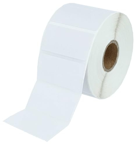 vhbw Thermotransfer-Etiketten-Rolle 25,4mm x 50,8mm kompatibel mit Zebra GK420t, GX420t, GX430t, LP2242 Etiketten-Drucker