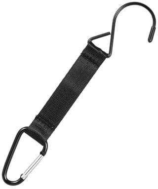 omiinitio Cordino a moschettone per esterni ad alta resistenza durevolezza moschettone antiscivolo per escursioni e attrezzature da arrampicata resistente all'usura per attrezzature esterne