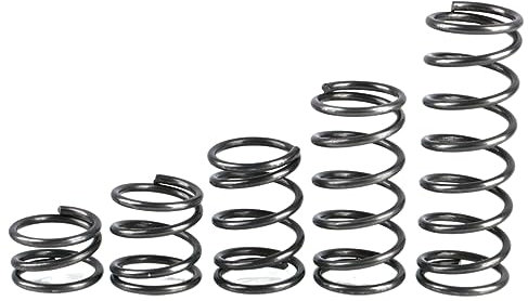 Stoßdämpfungsdruck Rückgabekompression zylindrisch, 60mm (5pcs), 3,0mm, 45mm
