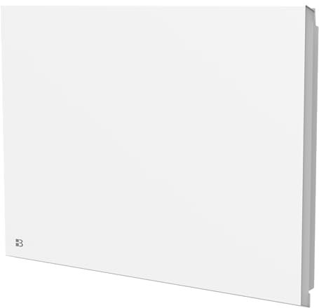 BESTHERM - Radiatore elettrico fisso collegato WIFI inerzia secca ceramica 1000W Bestherm NESSA CONNECT orizzontale bianco