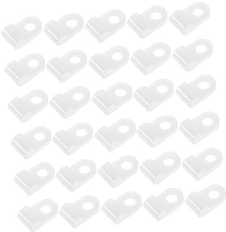 BUGUUYO 100stücke Kabel Draht Clip Seil Licht Clip Für Lichtschlauch-clips Montageclip Drahtklemme Klemme Für Kabelmanagement Draht Halter Außenlicht-clips Lichtschlauch-montageclips