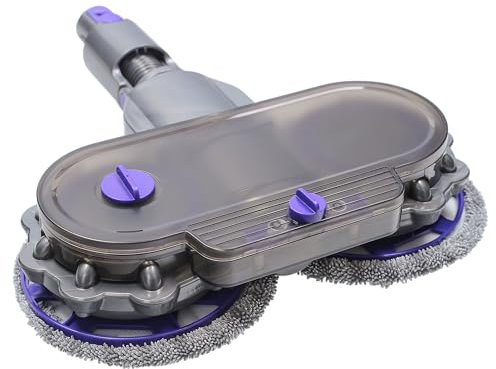 Testa di mop elettrico con serbatoio d’acqua estraibile – Pulizia a umido e aspirazione simultanea | Accessorio compatibile con aspirapolvere V7, V8, V10, V11, V15 + contenitore di riempimento