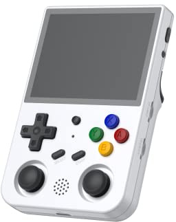 SXMA RG353V Retro Video Handheld Game Console 3.5 IPS Screen Android 11 Linux System RK3566 64bit Game Player 64G TF Card Built-in 4450 Classic Games Bluetooth 4.2 5G WiFi