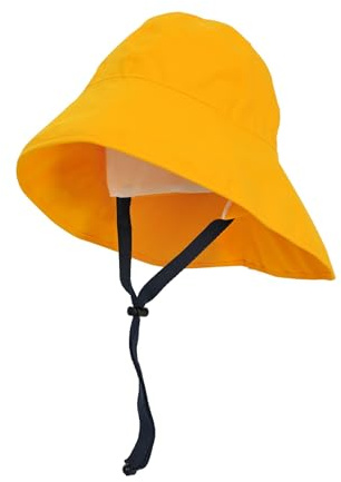 crazy4sailing Südwester Regenhut Herren & Damen Storm – Wasserdichter Segelhut mit Futter & Kinnband – Klassischer Ölzeug Regenhut für Segeln, Angeln & Outdoor – Winddicht & Atmungsaktiv