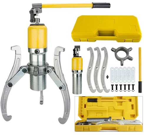 Sengfwin 20T 350mm Extracteur Arracheuse hydraulique Extracteur de moyeu de Roue de Vitesse Séparateur avec 3 Bras Convient pour Tirer Les moyeux Les Brides Les Roues dentées Les roulements