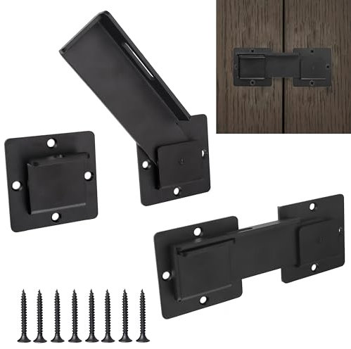 Chiavistello per Porta in Legno, Chiavistello Porta a Scatto, Chiusura Porta Serratura Porta Scorrevole, Chiavistello per Porta Scorrevole Porte Interne Esterne Capannoni Garage Giardino Finestre