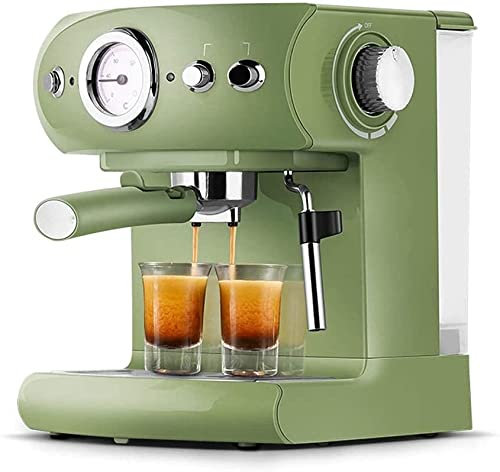 CVNIMV Cafetera y máquina de café Espresso Totalmente automática, para espumado Manual de café con Leche y capuchinos