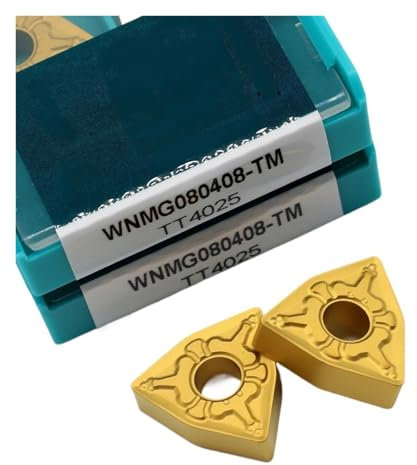 Herramienta de torneado, torneado externo de carbu 10 Uds WNMG080408-TM TT4025 herramientas de torneado externo de aleación dura herramientas de torneado de Metal herramientas de corte de torno de hoj