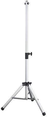 Treppiede per riscaldamento esterno al quarzo infrarosso australe. Design elegante cromato, misure 69 x 69 cm. Ideale per riscaldare spazi esterni e godersi il freddo.