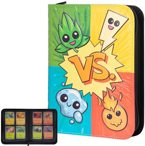 Classeur Carte, 60 Pages - Album Porte Carte PU Imperméable 480 Capacité, Album Carte à Collectionner