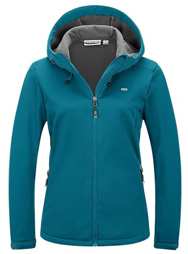 33,000ft Women's Softshell Cycling Jacket Waterproof Jacket with Hood