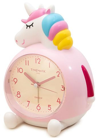 VoltShine Kinderwecker mit Einhorn-Design, mehrere Funktionen, angenehme Geräusche und Nachtlicht, ideal zur Förderung von Schlafroutinen.