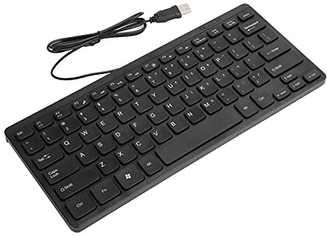 Pissente Petit Clavier USB Plug and Play Play Keyboard 1.1m Câble Clavier câblé Portable Portable Clavier à Clavier Multimédia Filaire pour Ordinateur Portable PC