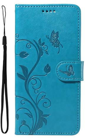 TUUTPU Handyhülle für Samsung Galaxy S20 FE Hülle, Premium Lederhülle Klappbar Flip Case Tasche Magnet Kartenfach Standfunktion Stoßfest Schutzhülle mit Wallet Kartensteckplätzen Klapphülle, Blau