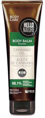 P-Beauty Baume corporel cosmétique naturel à l'huile de graines de chanvre bio nourrissante – Baume corporel végétalien pour homme et femme – Lotion pour le corps pour peaux sèches et sensibles