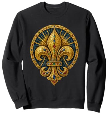Fleur de lys Royale Style Byzantin Sweatshirt