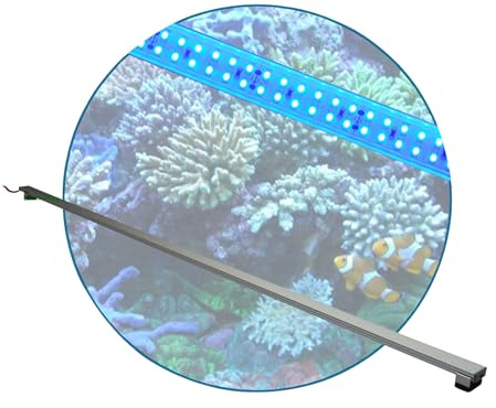Meerwasser Aquarium - LED-Leuchtbalken 100 cm, 1 Leiste BLAU mit Trafo 24V