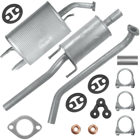 Polmo Schalldämpferset Auspuffanlage Auspuff für Chevrolet Spark 3 III 2009-2015 1.0 1.2