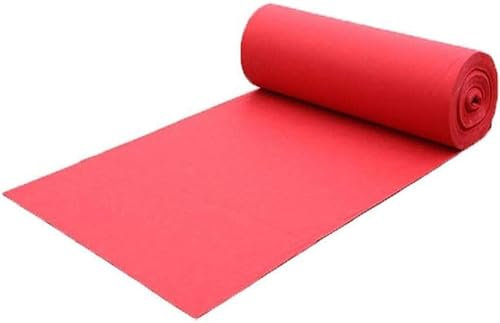 Rasen verwendbar Der rote Teppich des Gangläufers ist EIN Einweg- und langlebiger Teppich, der for Hochzeiten und Feiern geeignet ist (Color : Rosso, Size : 1.5x20m)
