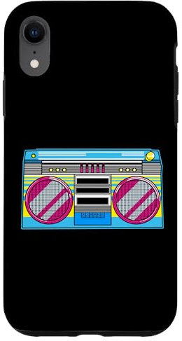Hülle für iPhone XR Männer 90er Jahre Musik Ghettoblaster