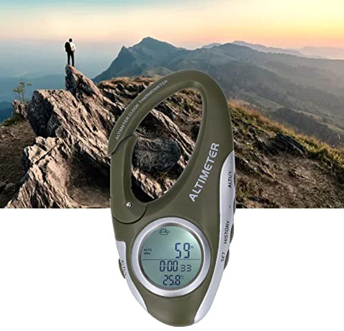 Digitaler Höhenmesser, Barometer, Multifunktional, mit Hintergrundbeleuchtung für Outdoor-Sportarten