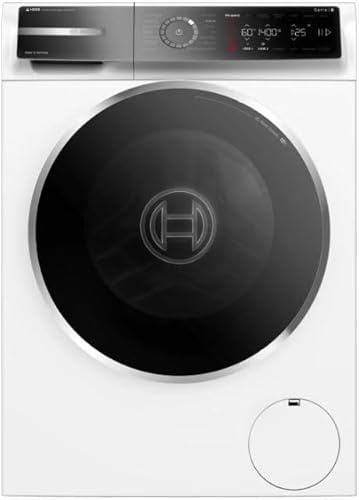 Bosch WGB254A1IT Série 8 Lave-linge frontal Charge avant Capacité 10 kg 1400 tr/min Dosage automatique i-DOS, Iron Assist, Home Connect, Système Anti Taches Plus, Blanc, 60 cm