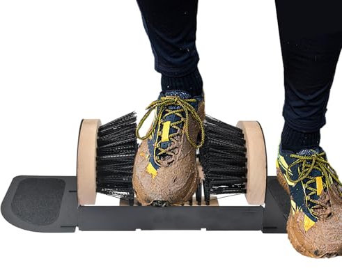 Brosse à Chaussures d'extérieur, Nettoyeur de Bottes - Nettoyant pour Chaussures d'extérieur, Brosse de Nettoyage, idéale pour Le Jardin, Brosse de Nettoyage de Chaussures Robuste pour l'extérieur et