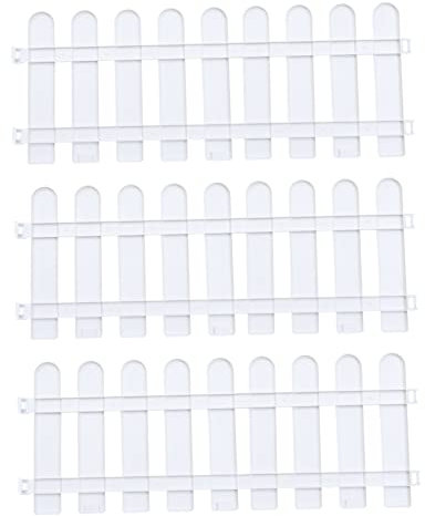 BESPORTBLE 5St Terrasseneinfassung Lattenkantenplatte Rasenpflöcke Für Draußen Terrassen Sichtschutz Fence Ecke Efeu Sichtschutz Outdoor Weihnachtsbaum Zaun Zaun Anzeigen Grenze