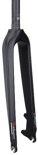 26/27.5/29'' Forcella rigida MTB in fibra di carbonio QR 9x100mm Freno a disco Forcella anteriore per mountain bike Forcella per bicicletta ultraleggera senza filettatura Tubo dritto da 1-1/8'' (Colo