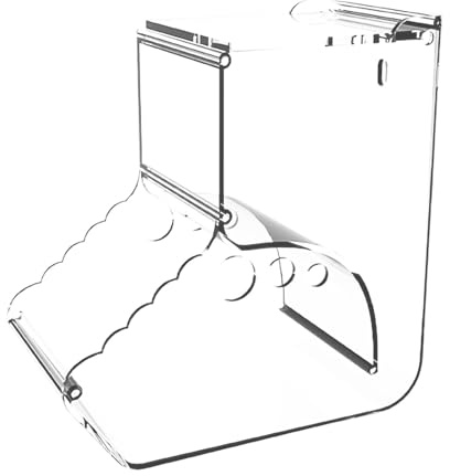 Dispensador de alimentos para animales pequeños, alimentador automático de hámster - 400 ml de dispensación de acrílico alimentador automático de hámster enano,Botella de jaula de conejito para chinch