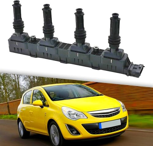 Ignition Coil Pack for Meriva 1208020, Ignition Coil, Ignition Module for Vauxhall Meriva Agila A Corsa C D Astra G H Combo, Pack for Opel Tigra, for Tigra TwinTop, 155029 20189 8530147