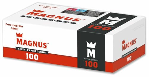 Magnus Extra Long Filter Hülsen 24mm (25 x 100 Stück)