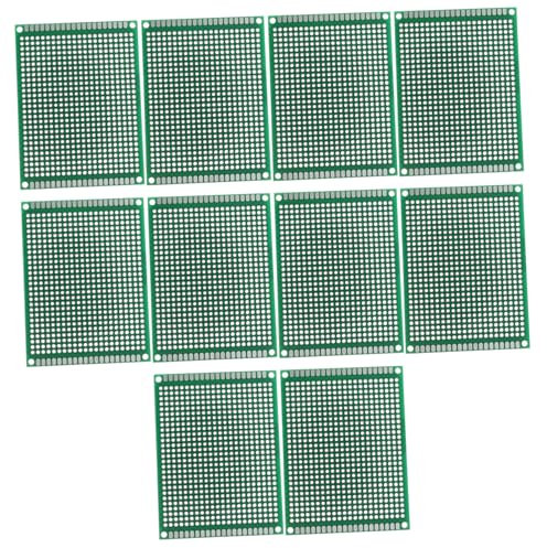 PRETYZOOM 10 Piezas Placas De Circuito Impreso De Doble Cara Placa De Circuito Impreso para Proyectos Electrónicos