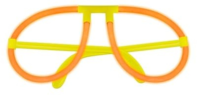 WELL HOME MOBILIARIO & DECORACIÓN Lichtspielset mit Brille und Leuchtstäben, verschiedene Farben, ideal für Partys und Veranstaltungen, 48 Stück