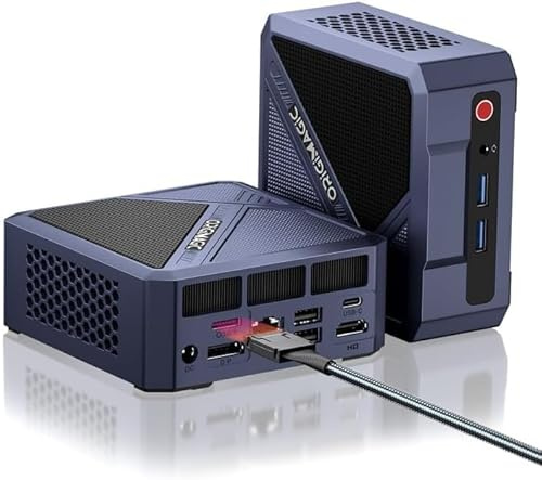 Origimagic Oculink Mini PC Gaming oculus A1, Ryzen 7 7840HS (8C/16T jusqu'à 5,1 GHz) 32 Go de DDR5/1 To de SSD PCIe 4.0, 8k@60Hz UHD/RJ45 LAN/WiFi 6E/BT5.2/Pre-OS11 PRO, Mini ordinateur de jeux/bureau