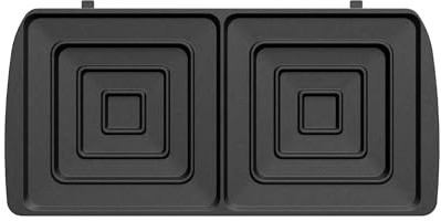 LAGRANGE - Jeu de plaques Croque monsieur pour gaufrier Mini Maxi