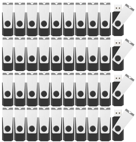 KEXIN Memoria USB de 16 GB, 50 Unidades, USB 2.0, Multicolor, para Almacenamiento de Datos, Uso compartido de Archivos, Regalo Comercial