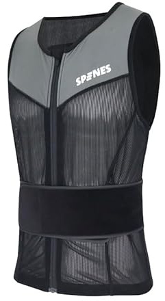 Spines Original Back Protector – CE EN1621-2 Level 1 – Ultra Light & Breathable – Skiing, Snowboarding, Mountain Biking, Horse Riding – Children & Adults