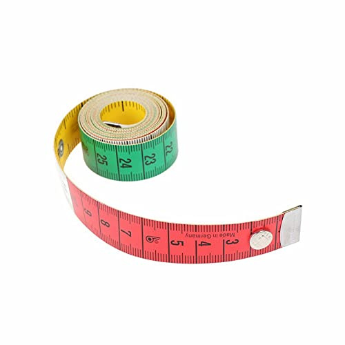 JINGYAN Metri a nastro 1.5M Color Soft measuring tape garment ruler scale Body Measuring Ruler Sewing double-sided Flat Tape