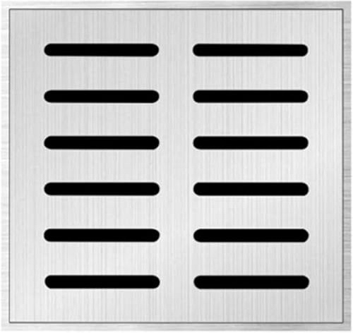 Removable Floor Drain Cover with Frame - Stainless Steel Grate for Outdoor Catch Basins, Large Size for Effective Drainage