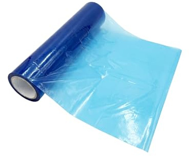Envriomaxx Glass Protection Film Blue – Self-Adhesive Protective Film Roll 500mm x 100m – Temporary Window & Glass Surface Protection – Residue-Free Removal, Indoor/Outdoor Use